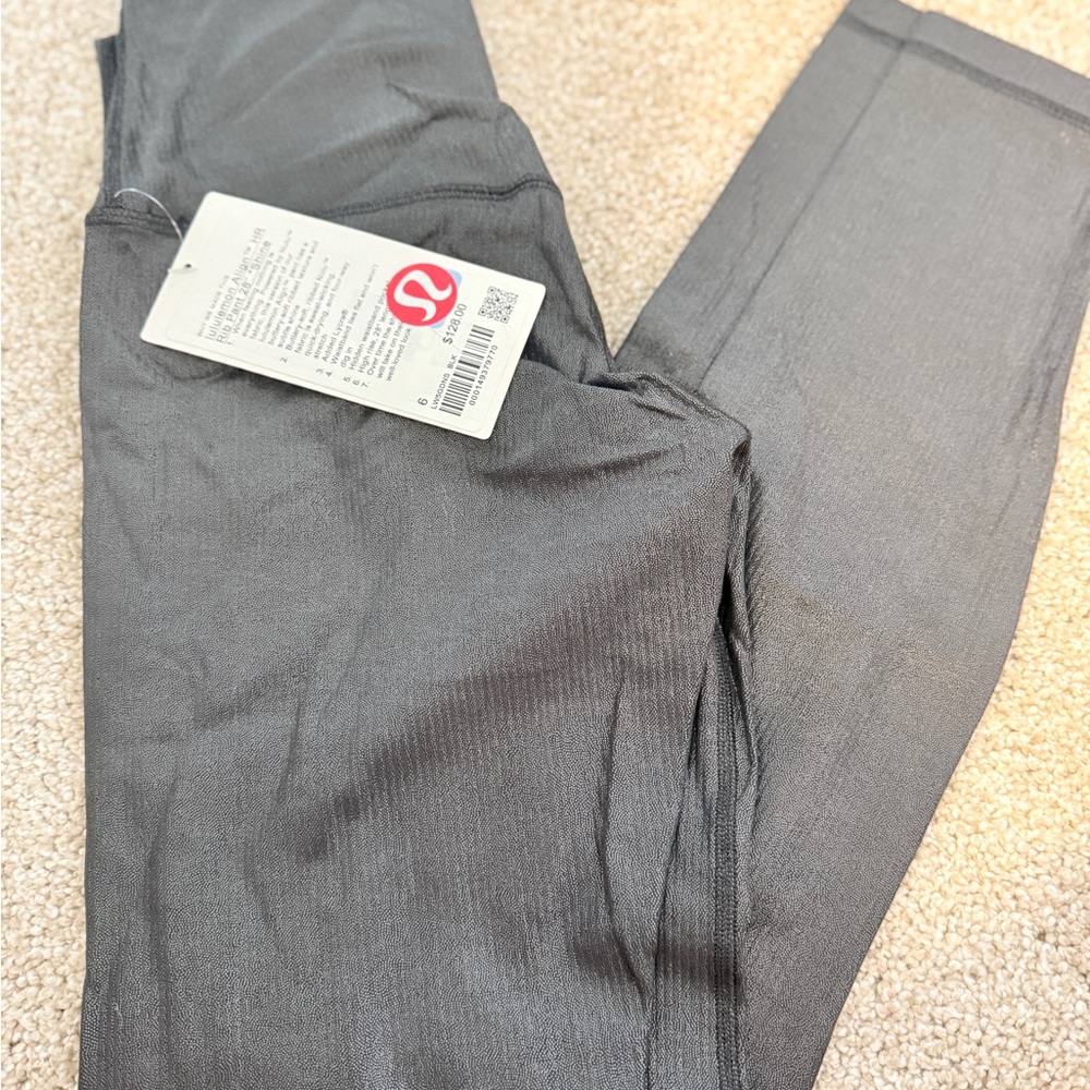 lululemon athletica Align Rib Pant 28” Shine Size 6 NWT